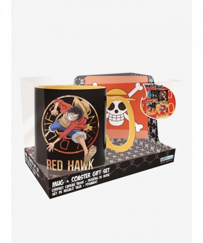 One Piece Luffy & Sabo Magic Temperature Changing Mug & Coaster Set