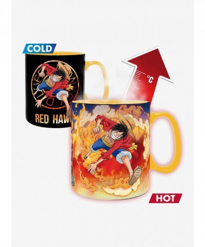 One Piece Luffy & Sabo Magic Temperature Changing Mug & Coaster Set