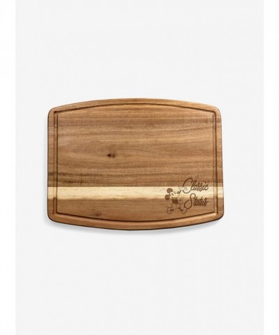 Disney Acacia Wood Mickey Mouse Oval Cutting Board