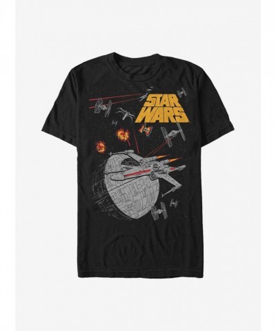 Star Wars X-Wing Time T-Shirt - Black Men's