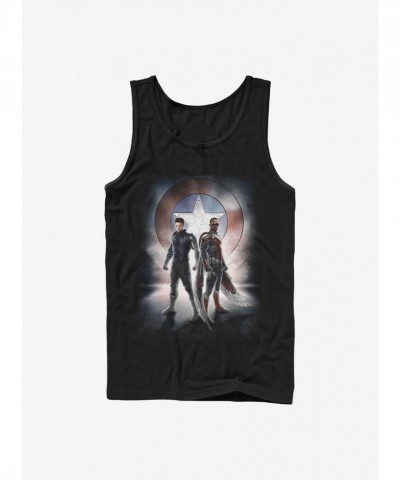 Marvel Avengers Team Poster Tank Top - Black for Men