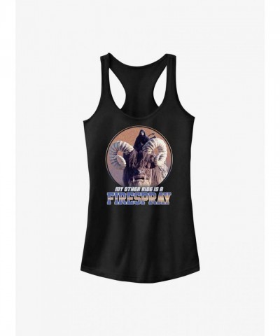 Star Wars Firespray Bantha Tank for Girls - Black Boba Fett Inspired