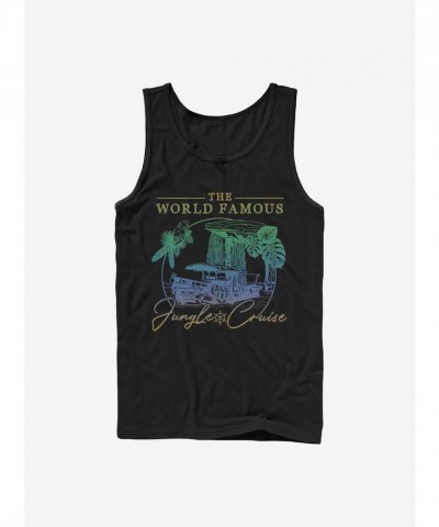 Disney Black Jungle Cruise Tank for Men