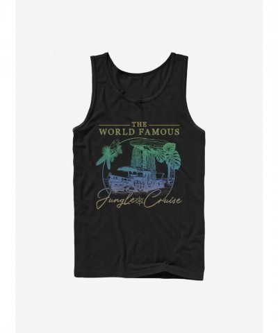 Disney Black Jungle Cruise Tank for Men