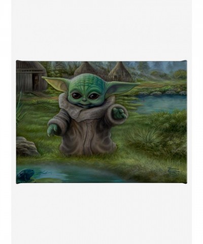 Star Wars Mandalorian Child Play Canvas Art
