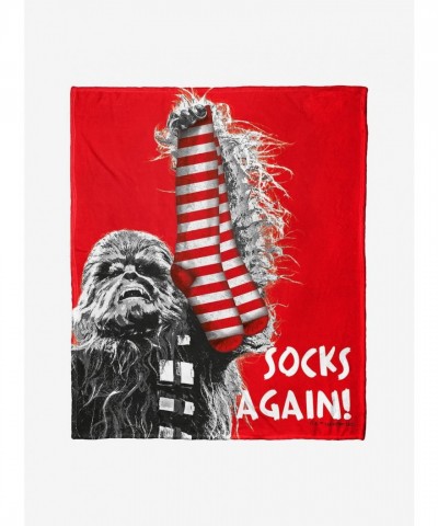 Star Wars "Socks Again" Silk Touch Throw Blanket by The Northwest - Cozy 50x60 Inches