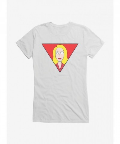 Rick and Morty Junior Beth Triangle Girls T-Shirt
