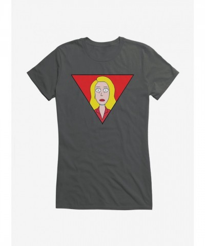 Rick and Morty Junior Beth Triangle Girls T-Shirt