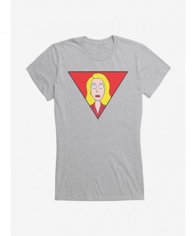 Rick and Morty Junior Beth Triangle Girls T-Shirt
