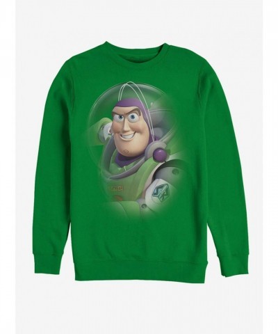 Disney Toy Story Buzz Lightyear Green Sweatshirt for Men