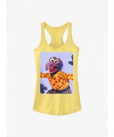 Disney Gonzo Muppets Girls Yellow Tank Top
