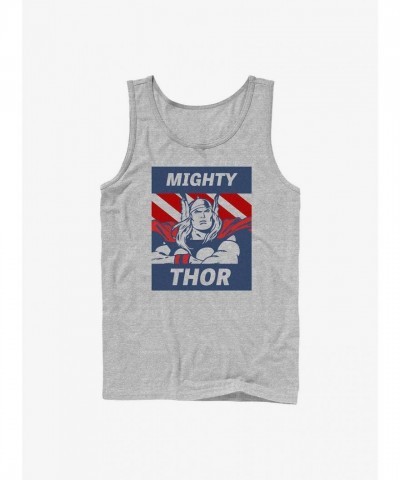 Marvel Mighty Thor Grey Tank Top for Men