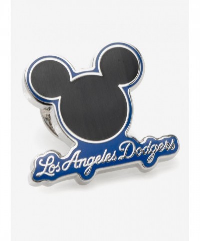 Disney Mickey Mouse LA Dodgers Silver Blue Lapel Pin - Unisex Gift