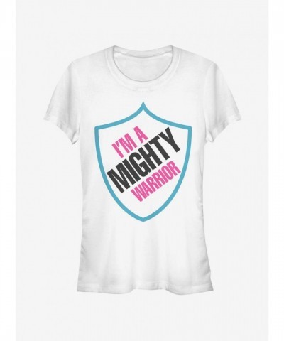 Disney Onward Mighty Warrior Girls Pocket T-Shirt - White