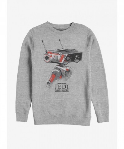 Grey Star Wars Jedi: Fallen Order Trooper Mask Hoodie for Men