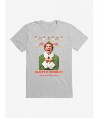 Elf Santa's Arrival! Recognize Him? Unisex Cotton T-Shirt