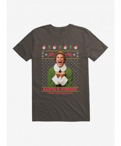 Elf Santa's Arrival! Recognize Him? Unisex Cotton T-Shirt