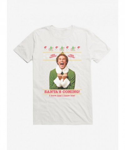 Elf Santa's Arrival! Recognize Him? Unisex Cotton T-Shirt