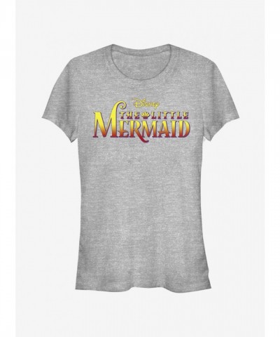 Disney The Little Mermaid Grey Girls T-Shirt