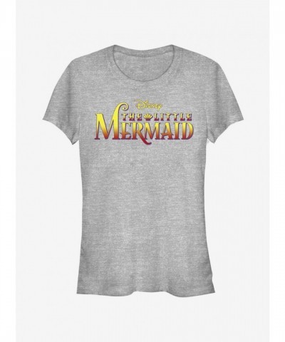 Disney The Little Mermaid Grey Girls T-Shirt