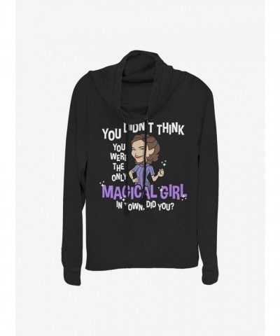 Marvel WandaVision Agatha Hooded Sweatshirt for Girls - Black