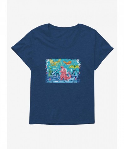 Godzilla Highway Girls Plus Size T-Shirt