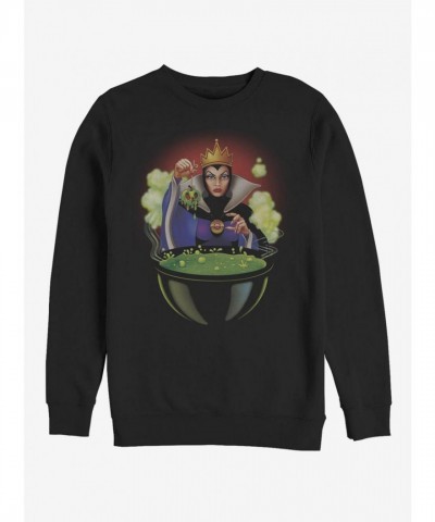 Disney Classic Snow White Crewneck Sweatshirt - Black Men's Size