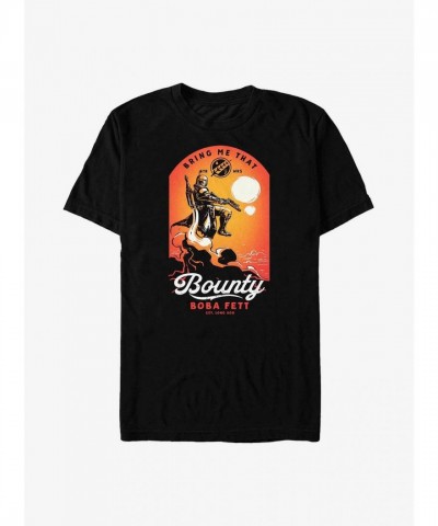 Star Wars The Book Of Boba Fett Action T-Shirt - Men's Black