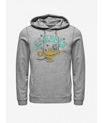 Disney Aladdin Magic Lamp Grey Hoodie for Men