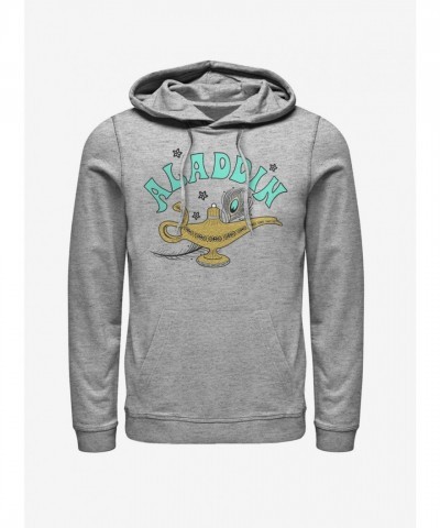 Disney Aladdin Magic Lamp Grey Hoodie for Men