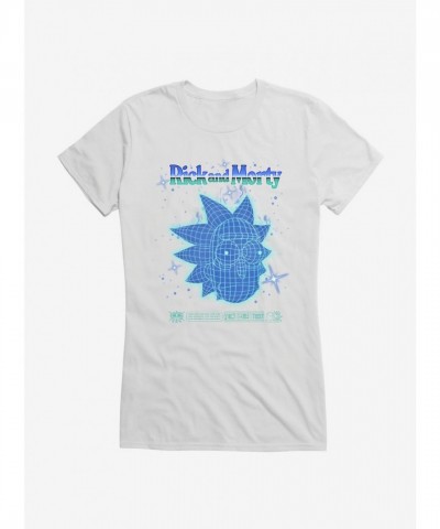 Rick And Morty Grid Head Graphic Tee for Girls Rick And Morty Grid Head Graphic Tee for Girls