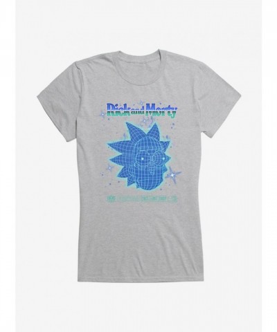 Rick And Morty Grid Head Graphic Tee for Girls Rick And Morty Grid Head Graphic Tee for Girls