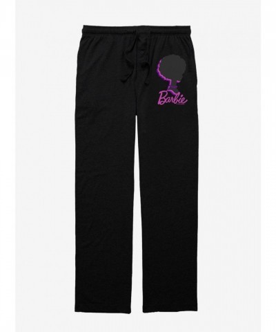 Barbie Unisex Silhouette Pajama Pants in Black