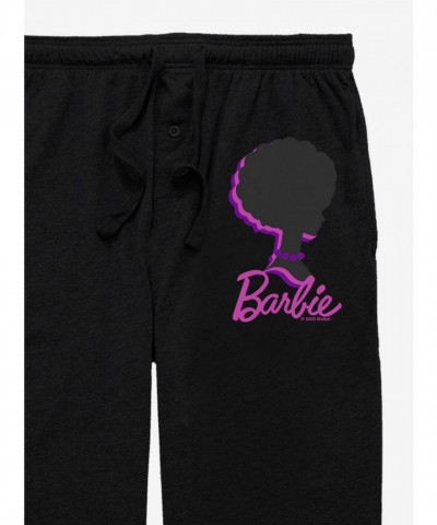 Barbie Unisex Silhouette Pajama Pants in Black