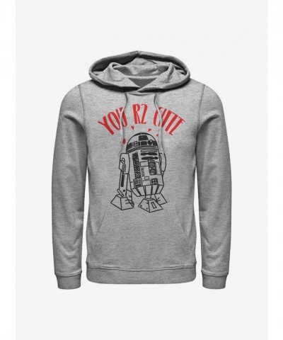Star Wars R2-D2 Grey Cute Unisex Hoodie