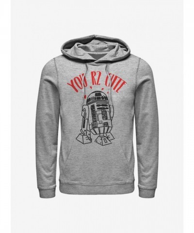 Star Wars R2-D2 Grey Cute Unisex Hoodie