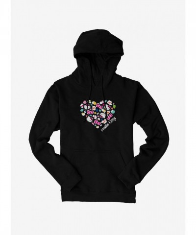 Hello Kitty Jungle Adventure Spotted Heart Men's Hoodie