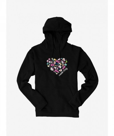 Hello Kitty Jungle Adventure Spotted Heart Men's Hoodie