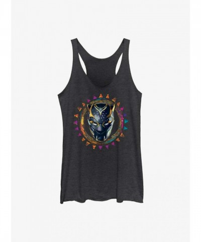 Marvel Shuri Wakanda Forever Badge Girls Tank Top - Black
