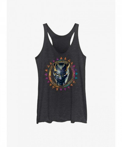 Marvel Shuri Wakanda Forever Badge Girls Tank Top - Black