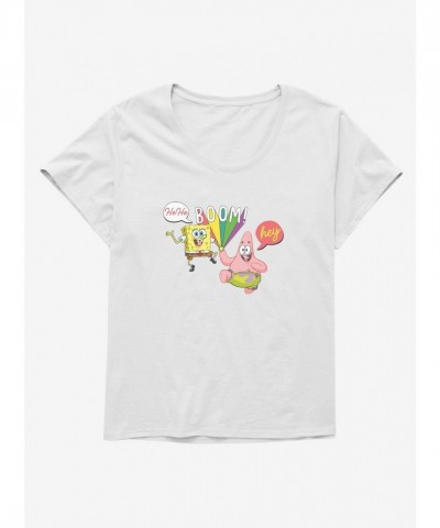 SpongeBob SquarePants Girls Plus Size Scoop Neck Tee