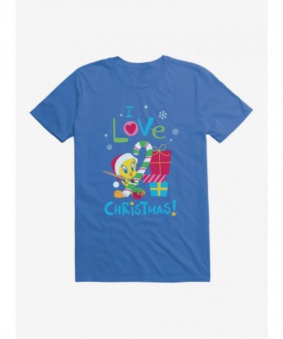 Looney Tunes Christmas Tweety Tee - Lightweight Cotton Men's T-shirt Looney Tunes Christmas Tweety Tee - Lightweight Cotton Men's T-shirt