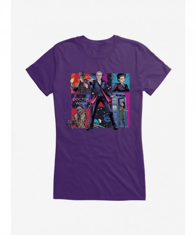 Twelfth Doctor Heroic Girls T-Shirt - Lightweight Cotton for Juniors