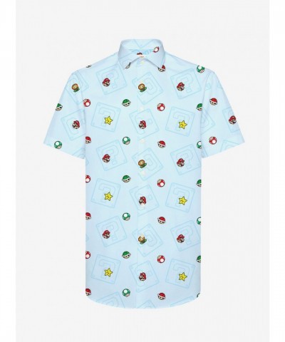 Super Mario Bros. Icons Summer Shirt for Men