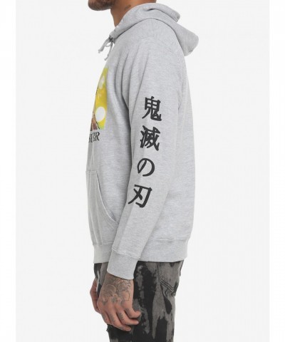 Demon Slayer Trio Print Hoodie - Men's Unisex Comfortable Kimetsu No Yaiba Jacket