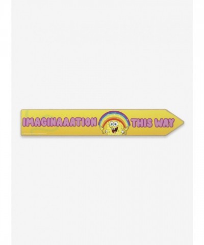 SpongeBob SquarePants Imagination Arrow Wood Sign Decor