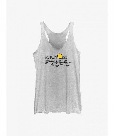 Outer Banks Horizon Inspired Girls Tank Top - White