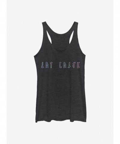 Star Wars Mandalorian Symbol Junior Tank Top - Black