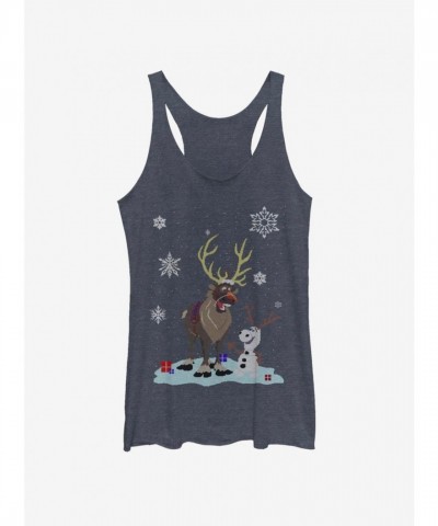 Disney Frozen Snow Clones Girls Tank Top - Blue