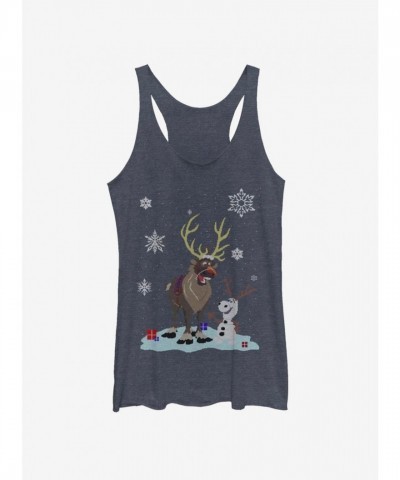 Disney Frozen Snow Clones Girls Tank Top - Blue